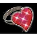 5 Day Imprinted Groovy Heart Flashing Ring